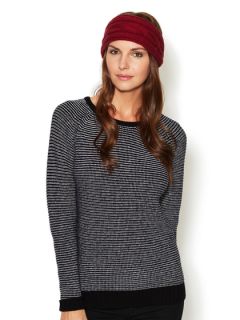 Cable Knit Cashmere Blend Headband by Line + Lotte