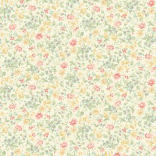 Brewster Home Fashions Springtime Cottage Dense Floral Toss Wallpaper