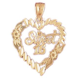 14K Gold Charm Pendant 1.6 Grams Heart Outline Shape3855 Necklace Jewelry
