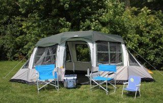 Tahoe Gear Prescott 10 Person Family Cabin Tent  Sports & Outdoors
