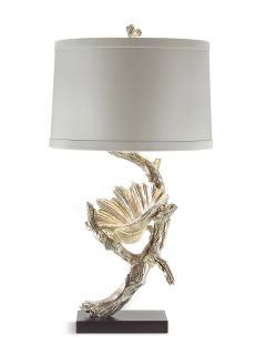 Driftwood And Shell Table Lamp by John Richard