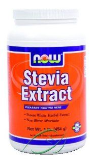 Certified Organic Stevia Extract, 1 lb (454 g), From Now Foods Health & Personal Care