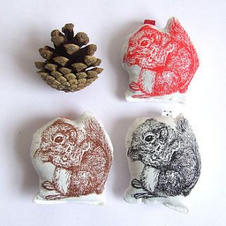 squirrel lavender bag by feltmeupdesigns