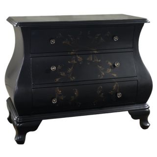 Expressions 3 Drawer Chest in Black
