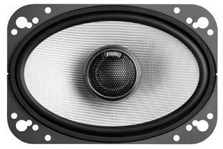 Polk Audio DB 460 4 by 6 Inch Coaxial Speakers (Pair, Black)  Vehicle Speakers 