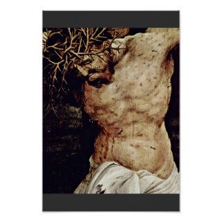 The Crucifixion Detail By Grünewald Mathis Gothart Print