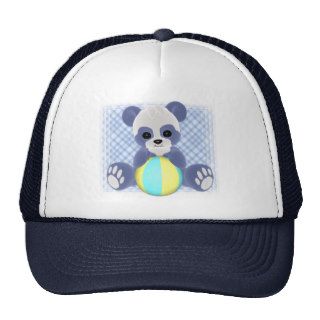 Playful Panda Baby Boy Hat
