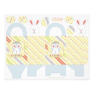 Easter Bunny Box Template Custom Flyer