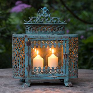 antique style french lantern by the flower studio