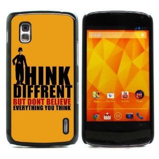 Casegarden Art Case Serie Think Different Hard Case Cover for LG Nexus 4 E960 Cell Phones & Accessories