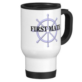 First Mate Ship Wheel  Travel Mug