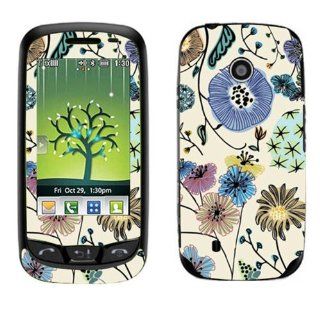 Fincibo (TM) LG Cosmos Touch VN270 Accessories Skin Vinyl Decal Sticker   Garden Flowers Cell Phones & Accessories