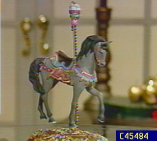Willitts Row Stander w/Cherub Carousel Horse —