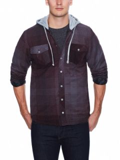 Plaid Flannel Hoodie by Lightning Bolt