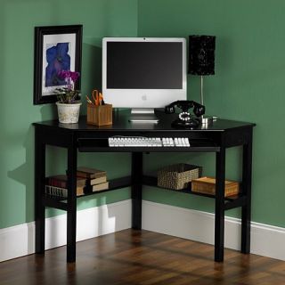 Corner Computer Desk   Black