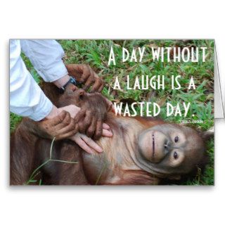 Happy Animal Laughter Card