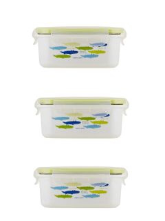 Keepin Smart Lunchbox with Lid   Set of 3 by Innobaby LLC