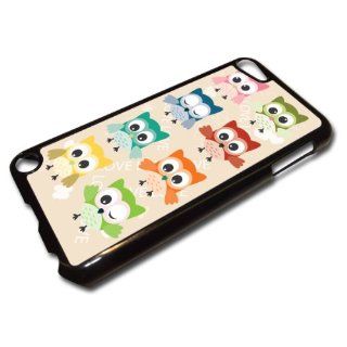 "Owls" 10007, Black Hard Back Case for iPod Touch 5th Generation.   Players & Accessories