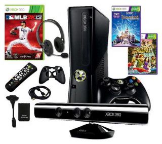 Xbox 360 4GB Kinect Bundle with MLB 2K13 and Accessories —