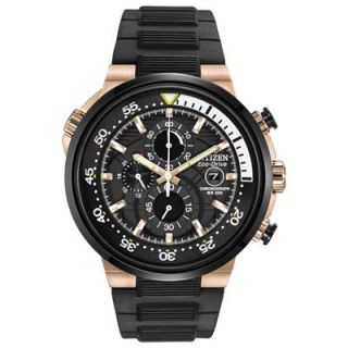 Mens Citizen Eco Drive™ Endeavor Chronograph Watch with Black Dial