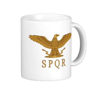 SPQR Eagle Gold Mug