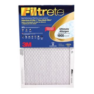 Filtrete 6 Pack 1900 Series 11 1/4 in x 19 1/4 in x 1 in Electrostatic Pleated Specialty Air Filter