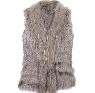 rabbit fur gilet by the soho furrier by liz price