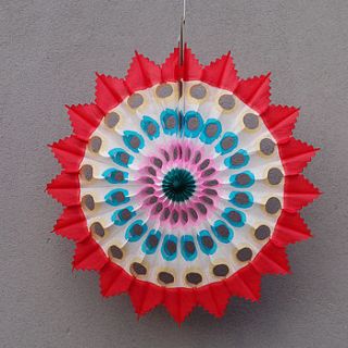 decorative paper fan by petra boase