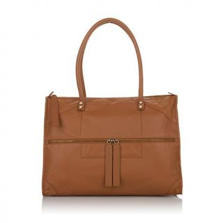 Clever Carriage Company Lightweight Large Leather Satchel