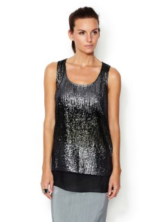 Ombre Sequin Tank by Gold Hawk