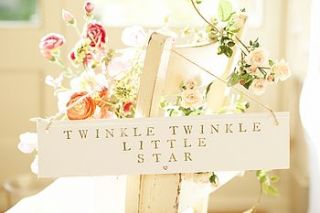 'twinkle twinkle' sign by abigail bryans designs