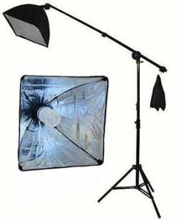 StudioFX 400W Continuous Lighting Hairlight Boom Stand Set, Weight Bag Kit / Includes 85watt  400 Watt CFL BULB / Weight Bag / Grip ARM  Photographic Lighting Booms And Stands  Camera & Photo