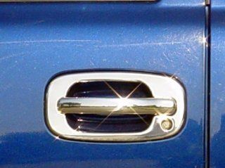 GMC Sierra Truck (with Keyless Entry)(2 Door) 1999   2006 Chrome Stainless Steel Door Handle Insert Accents Automotive