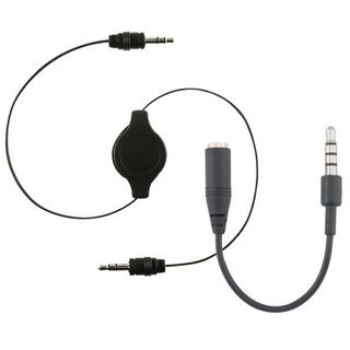 Eforcity Retractable 3.5mm Audio Cable and Adapter for iPhone Eforcity Cell Phone Chargers