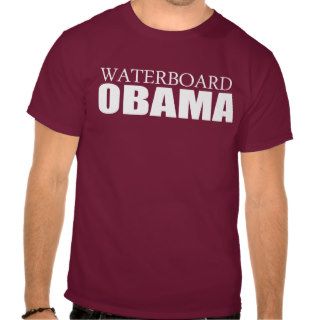Anti Obama   Waterboard Obama T shirt