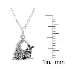 Tressa Sterling Silver Children's Giraffe Necklace Tressa Children's Necklaces