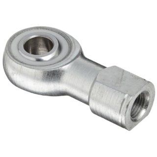 Sealmaster CTFDL 10 Rod End Bearing, Three Piece, Commercial, Self Lubricating, Female Shank, Left Hand Thread, 5/8" 18 Shank Thread Size, 5/8" Bore, 8 degrees Misalignment Angle, 3/4" Length Through Bore, 1 1/2" Overall Head Width, 1.