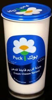 Puck Cream Cheese Spread   8oz Jar  Refrigerated Cream Cheese  Grocery & Gourmet Food