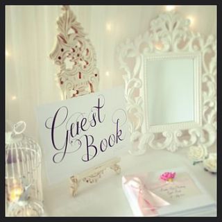 wedding guest book sign by made with love designs ltd