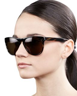 Oliver Peoples Daddy B 58 Rounded Sunglasses, Cocobolo