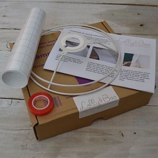 lampshade making kit by lolly & boo lampshades