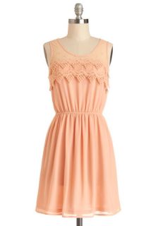 Peach Julep Dress  Mod Retro Vintage Dresses