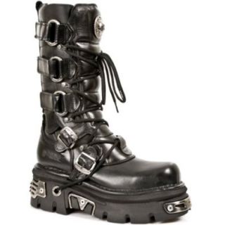 New Rock Boots Unisex Style 474 S1 Black Shoes