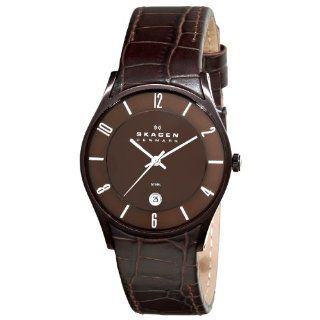 Skagen Men's 474XLMLD Steel Brown Dial and Strap Watch Watches