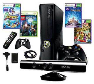 Xbox 360 Slim 4GB Kinect Bundle with 4 Games and More —
