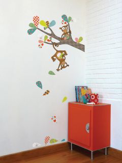 Monkey Business Removable Wall Decal by ADzif