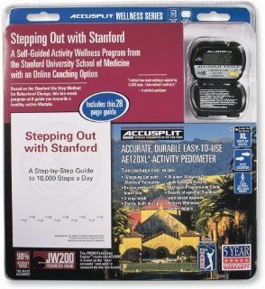 ACCUSPLIT AAS475 Stepping Out With Stanford, Activity Wellness Program  Pedometers  Sports & Outdoors