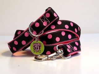 licquorice dog collar by fetch sit stay