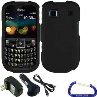 Gizmo Dorks Hard Skin Snap On Case Cover and Chargers for the ZTE Z431, Black Cell Phones & Accessories