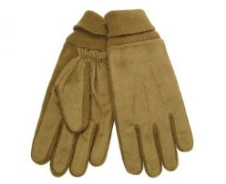 Isotoner ISO Men's Brushed Microfiber Gloves Luggage One Size at  Mens Clothing store Cold Weather Gloves